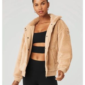 Alo Sherpa Varsity Jacket Size M